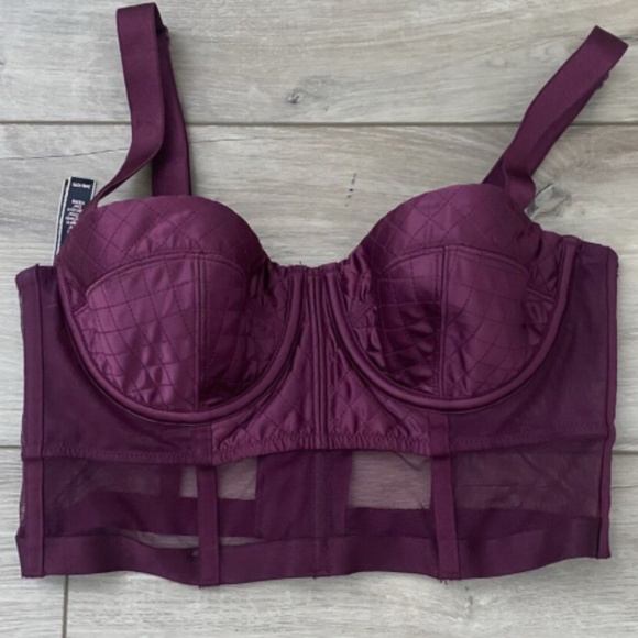 Plum! Victoria’s Secret very sexy balconette long line 34b - Picture 1 of 4